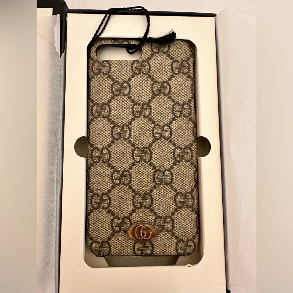 Authentic Gucci iphone case 8 plus